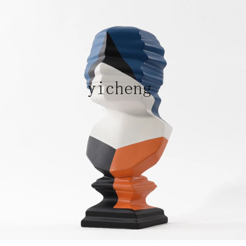 

ZK Abstract Modern Figure Sculpture Corridor Entrance Decoration Villa Art Ornaments