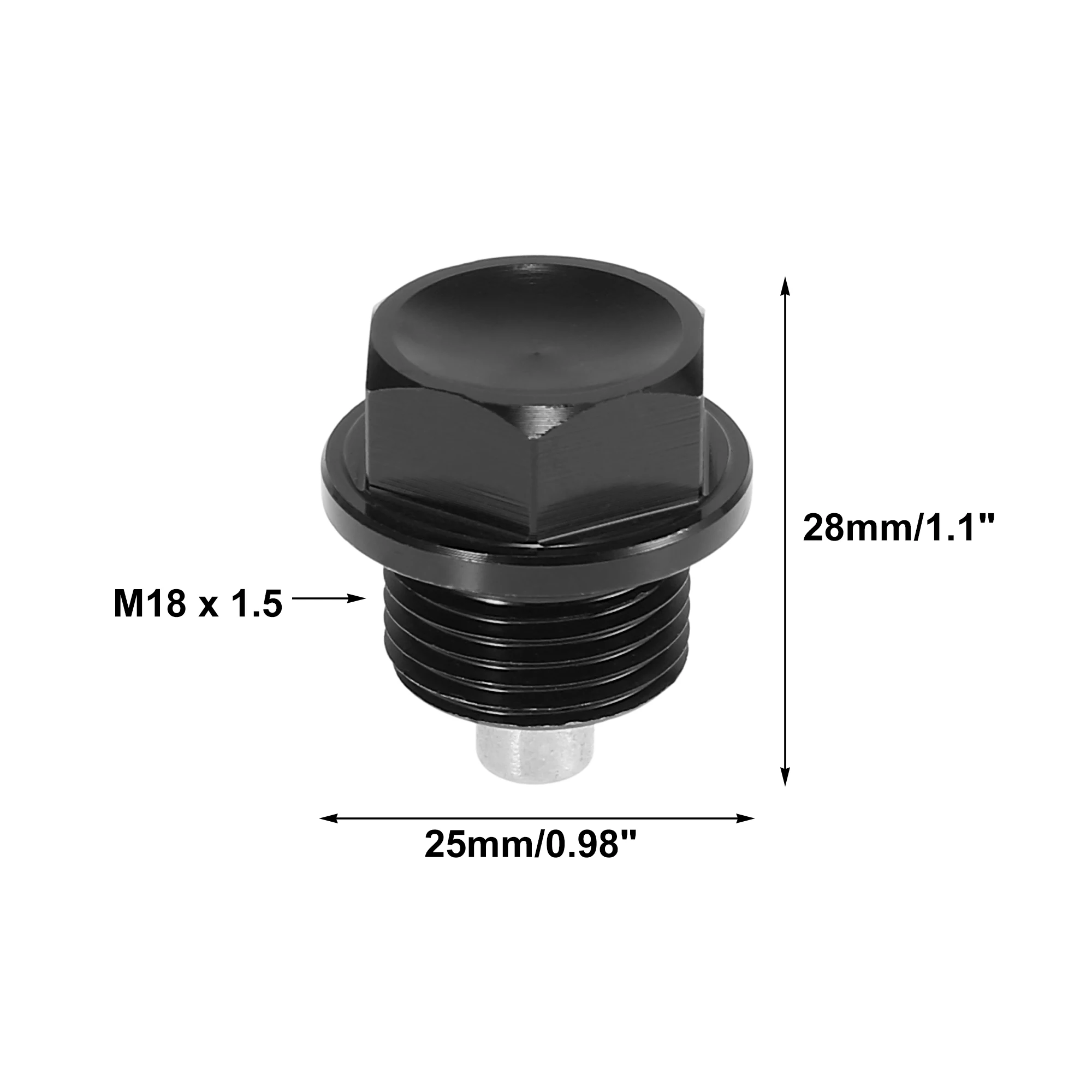 UXCELL M18 x 1 5 Универсальная автомобильная магнитная сливная пробка для масла гайка