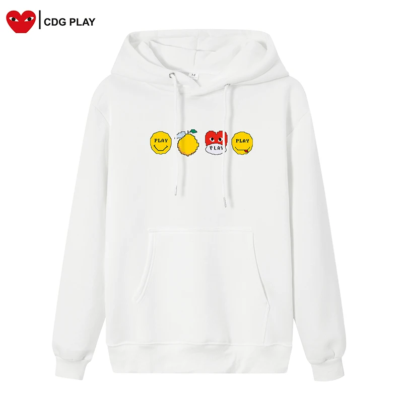 

PLAY New Unisex Hoodies Outerwear Long Sleeved Men's Loose Hoodie Sweatshirts