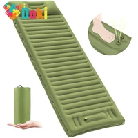 dokitoy wild tiger outdoor inflatable pad camping inflatable bed 40d nylon office lunch pad portable foot inflatable mattress