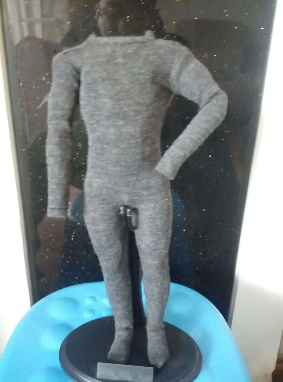 

1:6 Figure Accessory Grey One-piece Stretch tights Clothes For 12" Figure Body