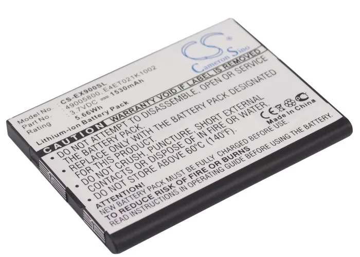 

CS 1530mAh / 5.66Wh battery for E-TEN glofiish DX900, glofiish V900, glofiish X900 49005800, E4ET021K1002