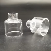 fatube 2pcspack bell cap glass chamber for glaz v1 v2 glass cups