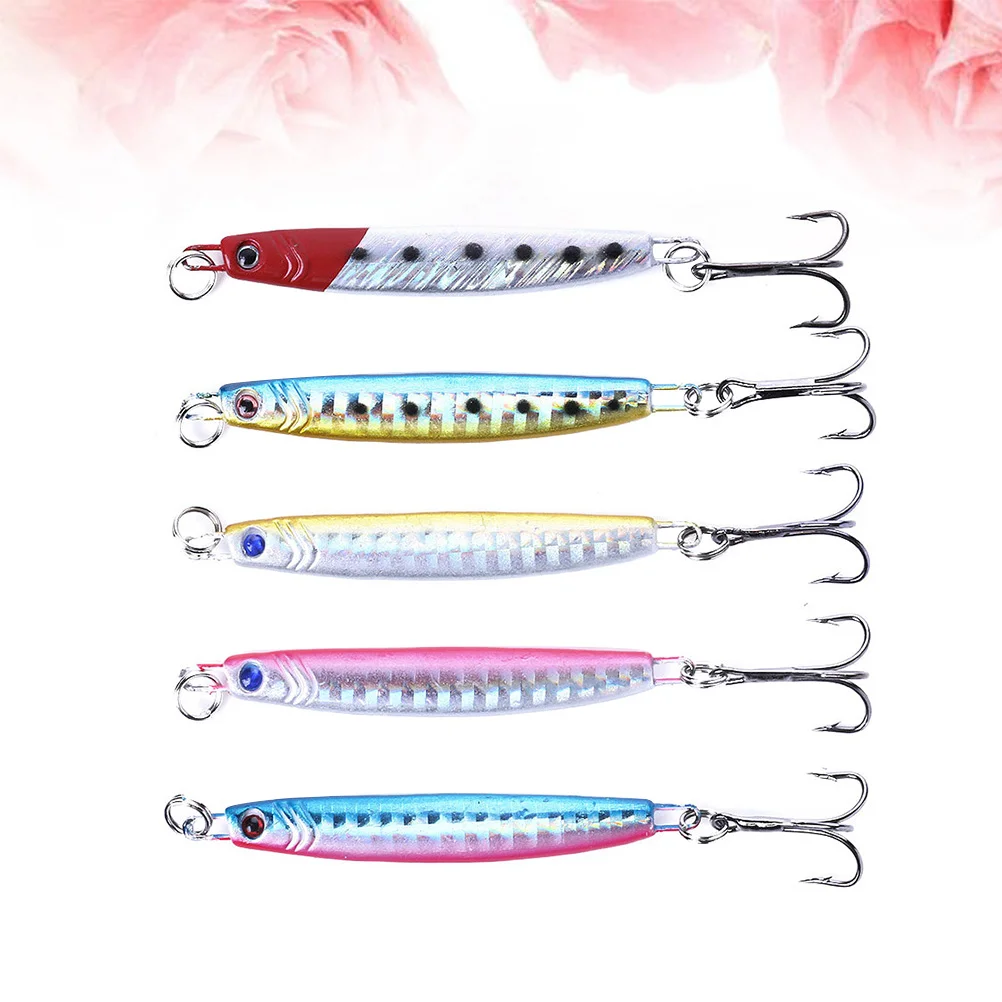 5 шт. 7 см 12 г приманки для рыбалки металлические железные рыболовные снасти
