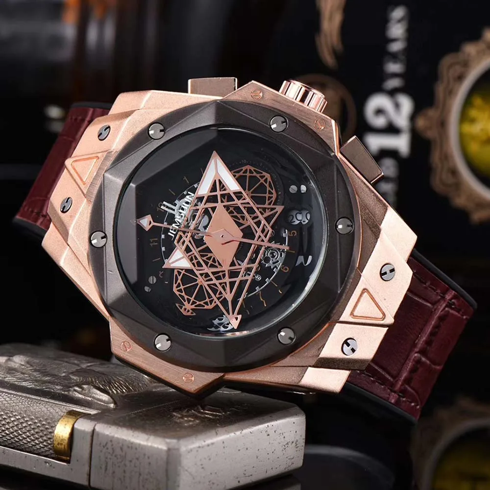 

2023 New Classic Original Watches For Mens High Quality Automatic Date Multifunction WristWatch Sports Chronograph Quartz Clocks