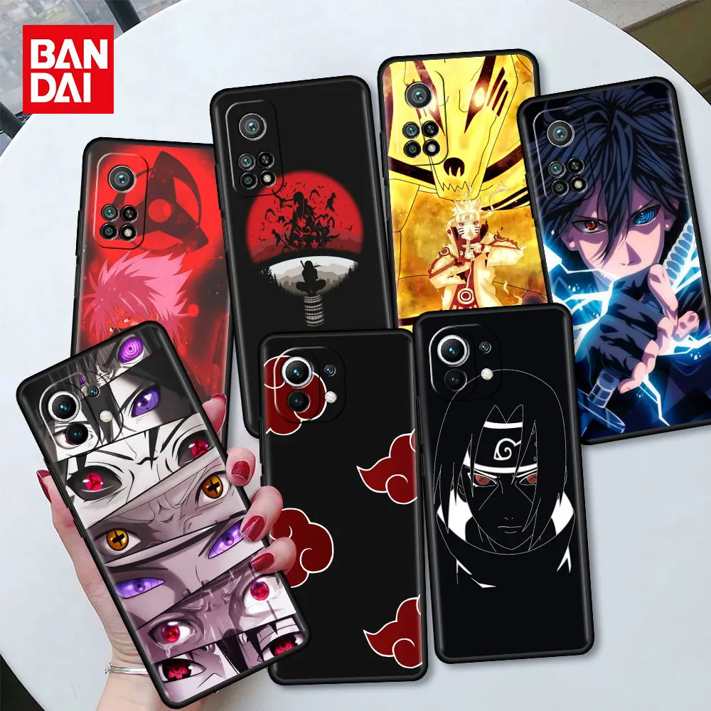 

TPU Case For Xiaomi Mi 11 Lite 5G NE 11T Pro 12 12X Note 10 Lite 10T 9T 11i 9 Fashion Silicone Phone Cover Naruto Kakashi Sasuke