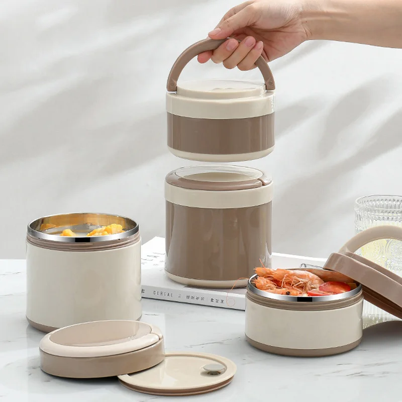 

Japanese Style Stainless Steel Lunch Box Meal Prep Containers Food Storage Salad Snack Box Portable Insulated Bento Box for Men