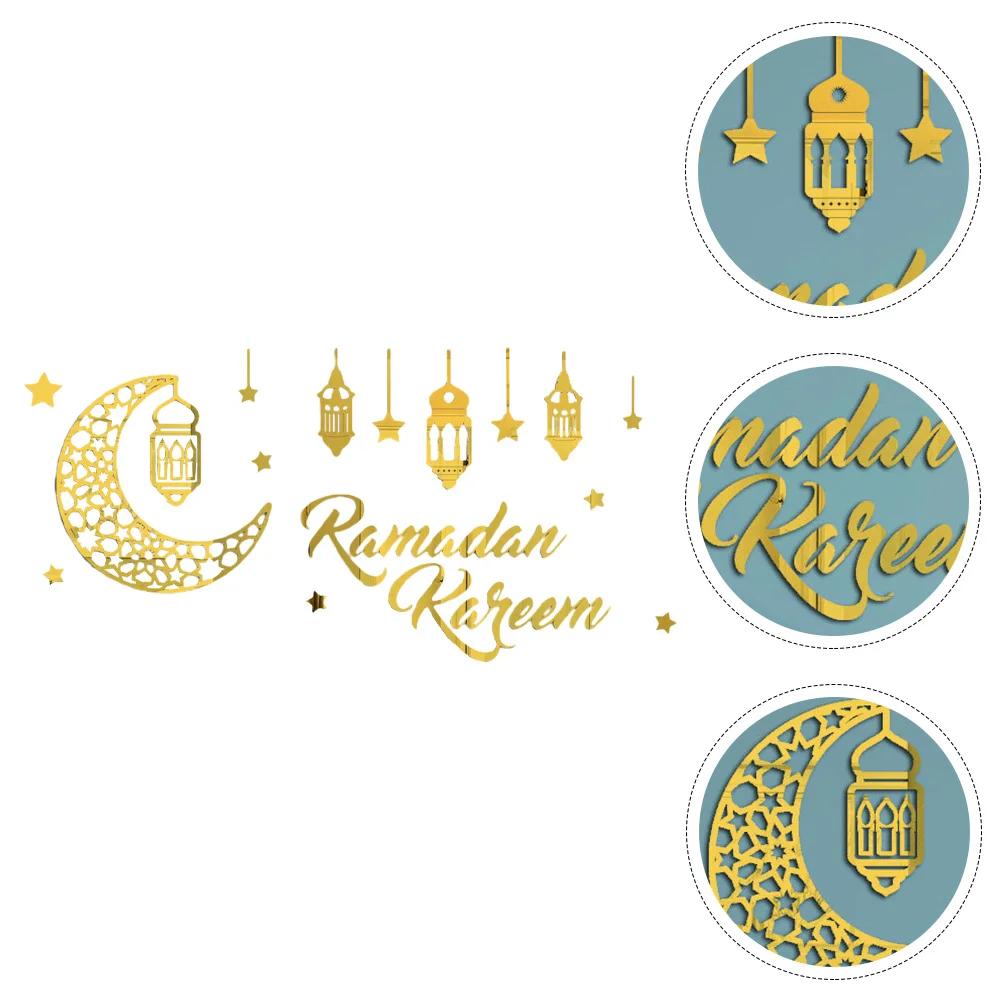 

Acrylic Sticker Moon Decor Moon Star Wall Decal Kids Room Decor Wall Sticker Wall Decals Ramadan Decorations