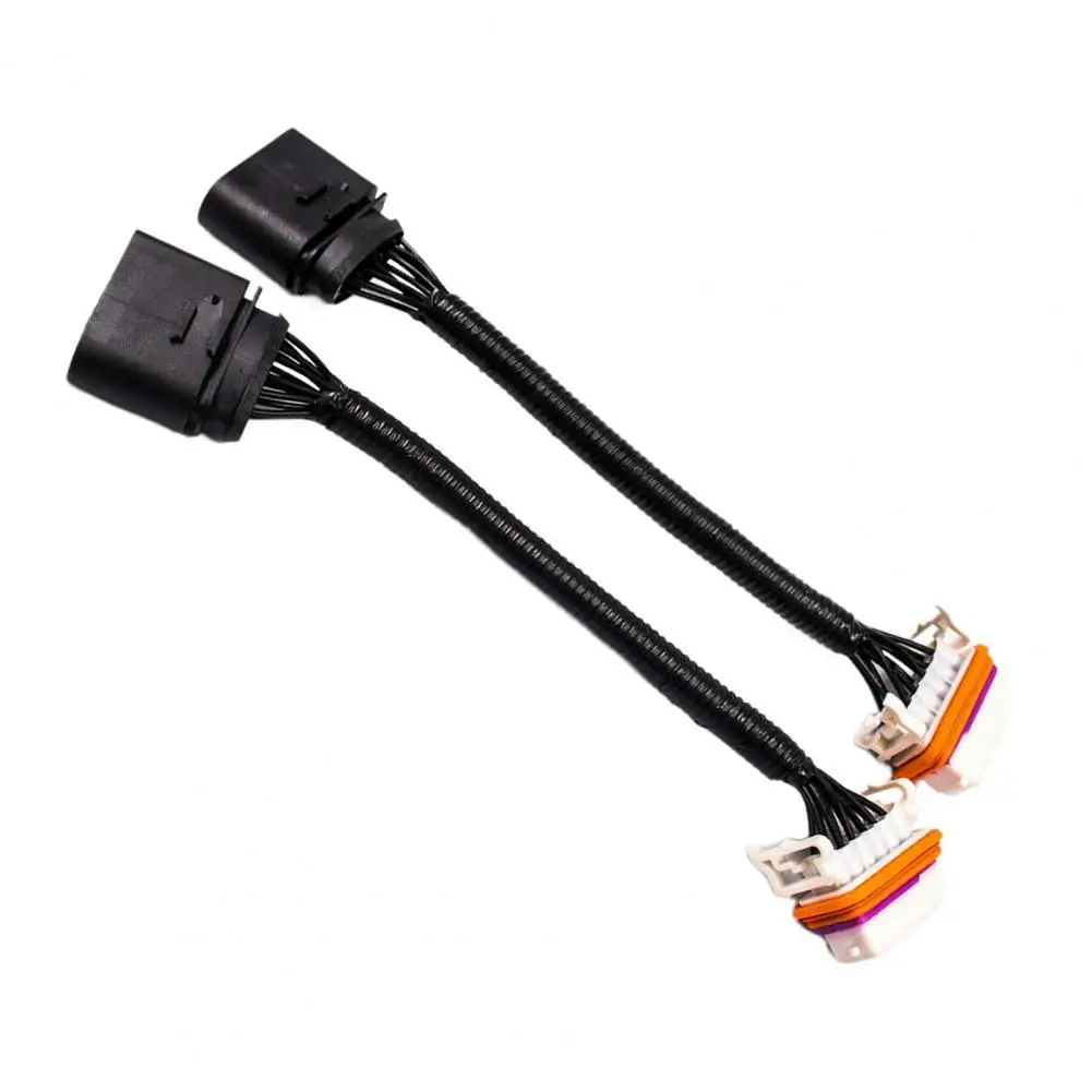 

2Pcs Front Light Adapter Harness Good Toughness Headlight Harness Set High Strength Front Light Adapter Harness