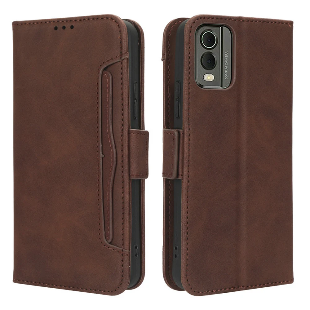 

2023 C12 G22 C32 2023 Leather Flip Case Card Removable Wallet Capa for Nokia C22 Luxury Cover Phone Nokia C02 G 22 C 32 12 Book
