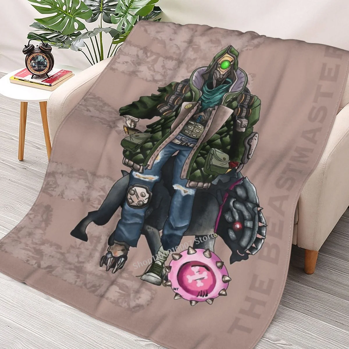 

Borderlands Fl4k And Friend Throw Blanket 3D printed sofa bedroom decorative blanket children adult Christmas gift