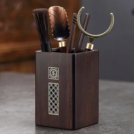 

Набор для чайной церемонии из черного дерева