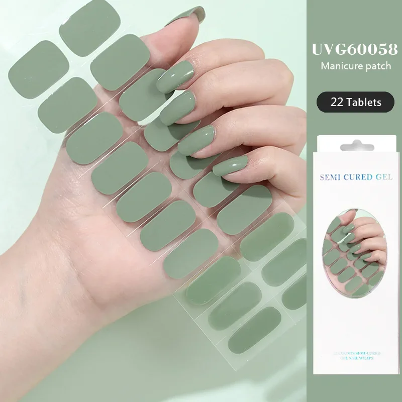 Накладка для ногтей полузатвердевающая водостойкая с полным покрытием 22