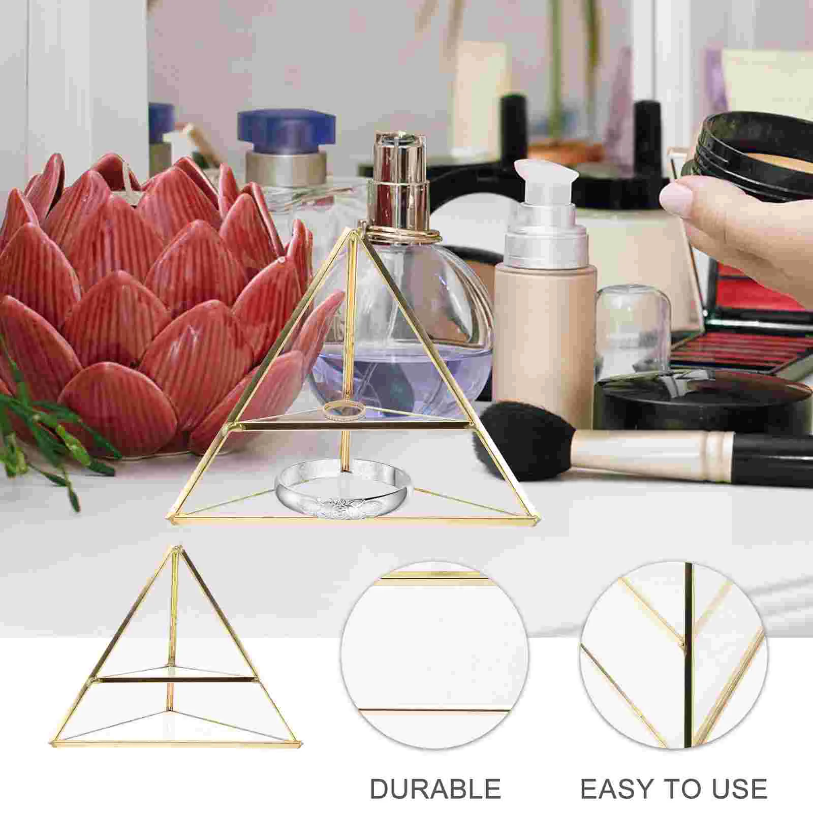 Jewelry Organizer Stand Holder Display Storage Earring Bracelet Necklace Trinket Desktop Free Standing Ear Drop Rack