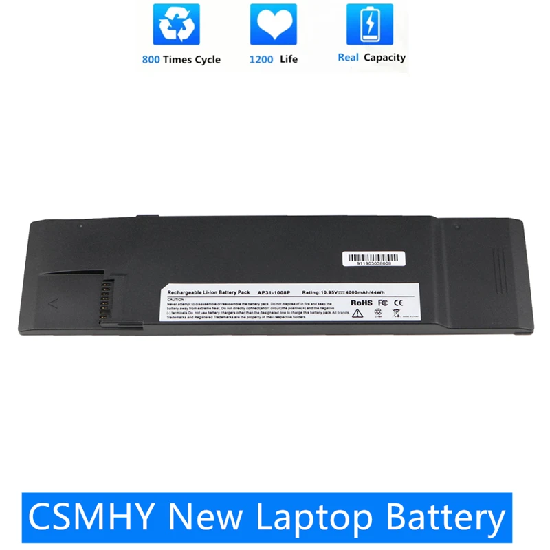 Новый аккумулятор CSMHY AP31-1008P для Asus Eee PC 1008P 1008PE 1008PB 1008KR AP32-1008P 90-OA1P2B1000Q 1008P-KR