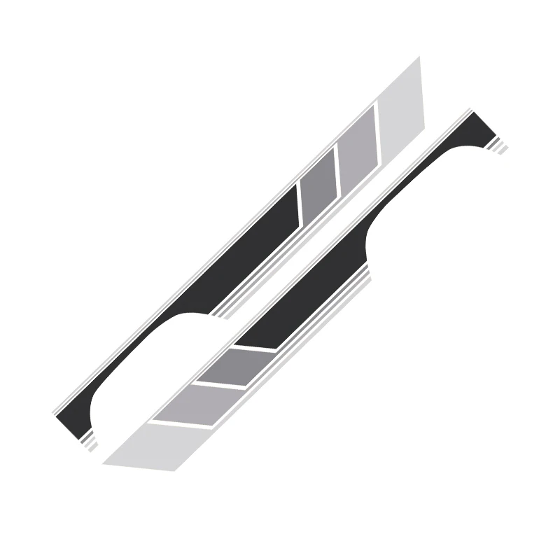 

Боковые наклейки на дверь автомобиля, комплект наклеек в полоску для SUZUKI JIMNY XL WAGON JC74 4Door 2023-24, водонепроницаемая виниловая пленка, автомобильные аксессуары