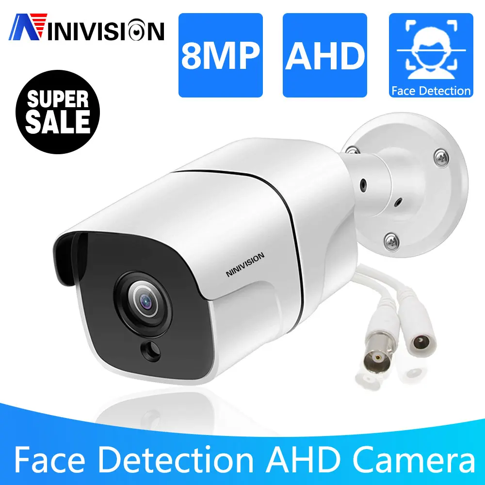 

AHD CCTV Camera 8MP 5MP 1080P 720P Optioanl High Resolution 36 Array LED IR 40M Nightvision Waterproof Bullet Outdoor AHD Camera