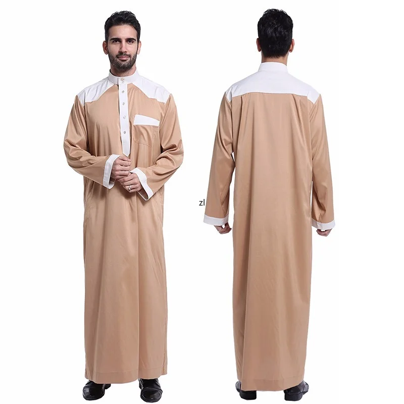 2022 Jubba Thobe Muslim men clothing arabic thobe Thawb Caftan saudi thobe for men islamic clothing men dubai turkish kaftan
