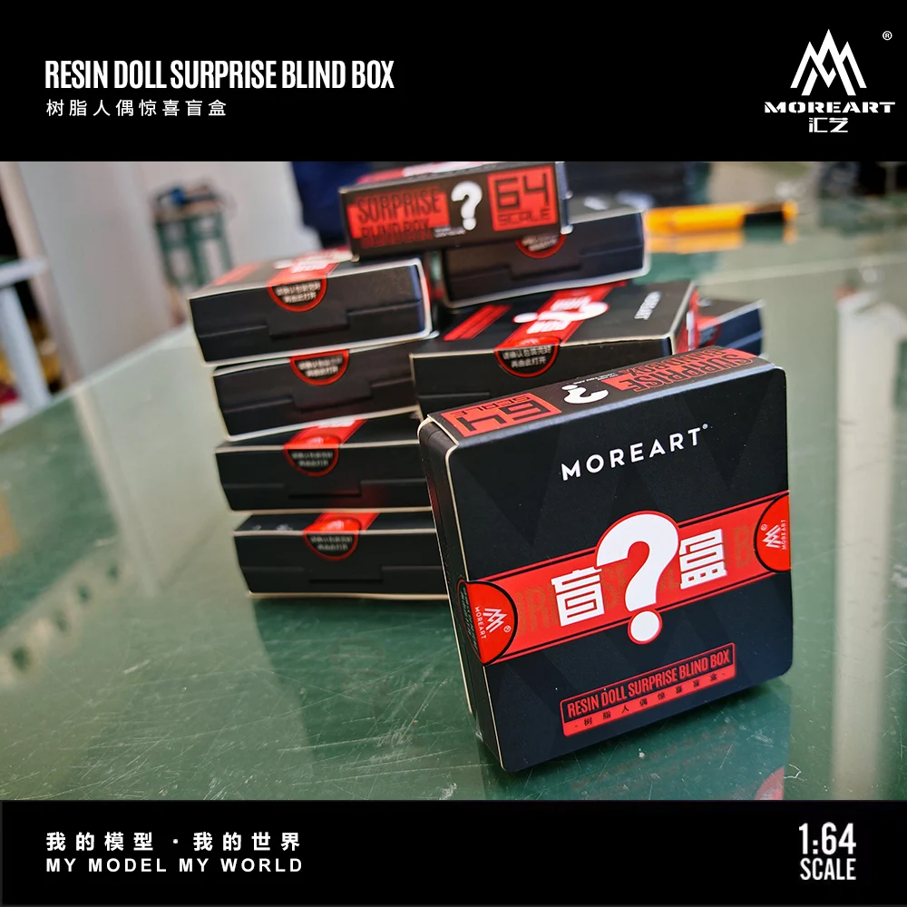 Фото More Art 1:64 Фигурка Mystery Box, модель декоративной фигурки для дисплея, коллекции и подарка №3