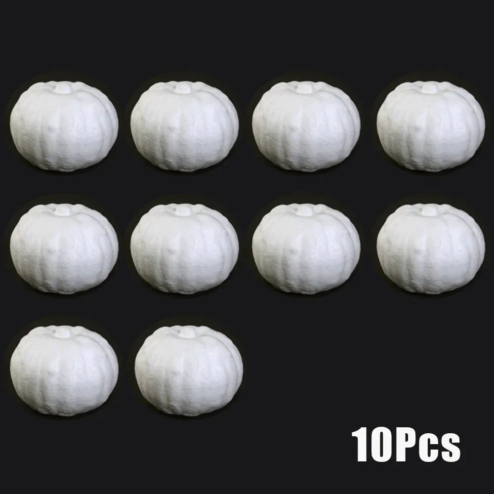 

Искусственные белые тыквы для Хэллоуина, 10 шт.