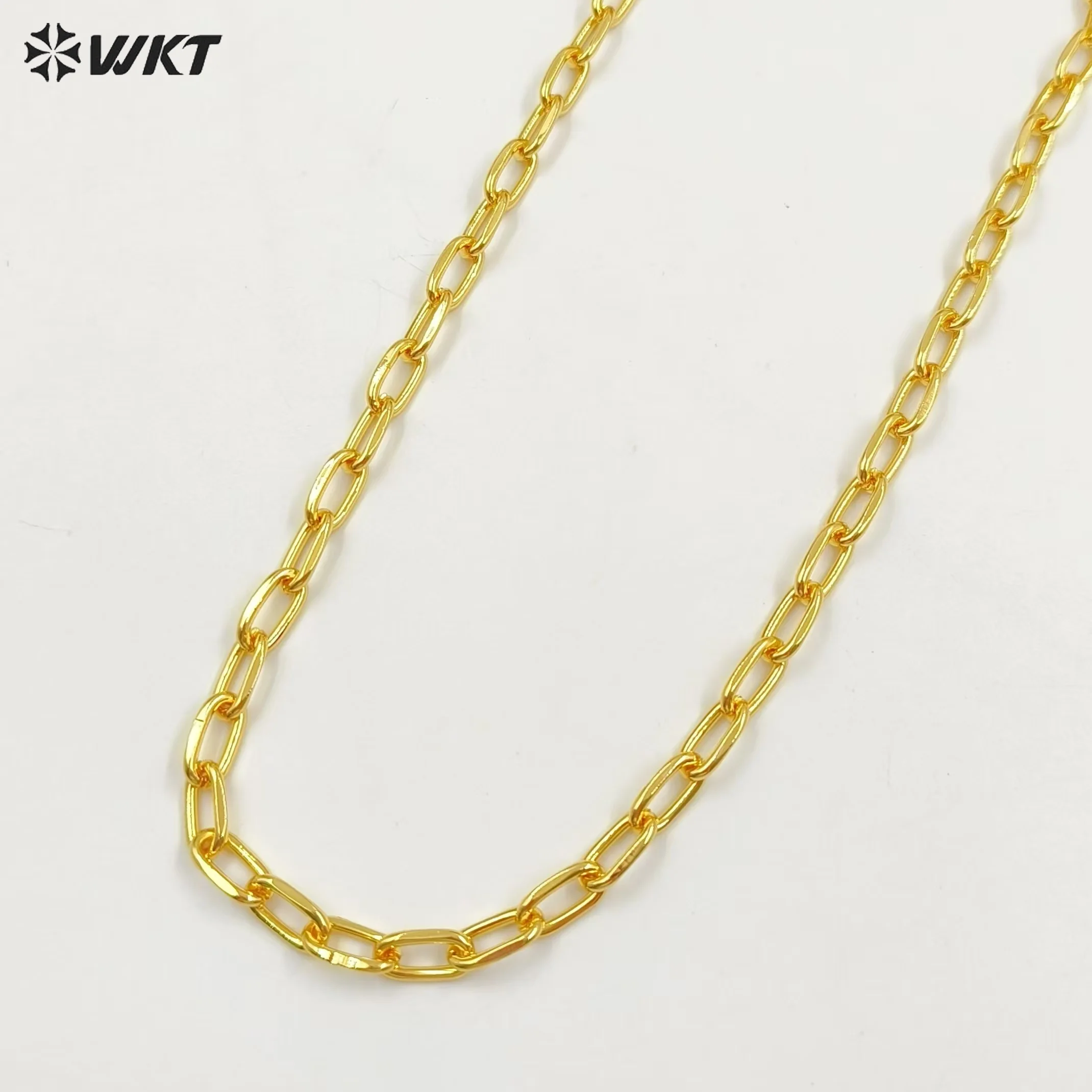 Новые стили сварная цепочка-крест из настоящего золота 18 карат аксессуары сделай