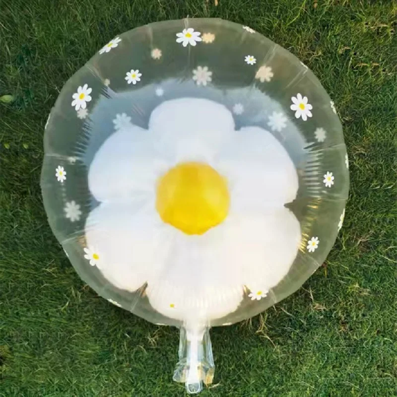 

Transparent Bubble Daisy Helium Balloons Sunflower Plumeria Rubra Ballon Wedding Decoration Birthday Party Kids Toys Baby Shower