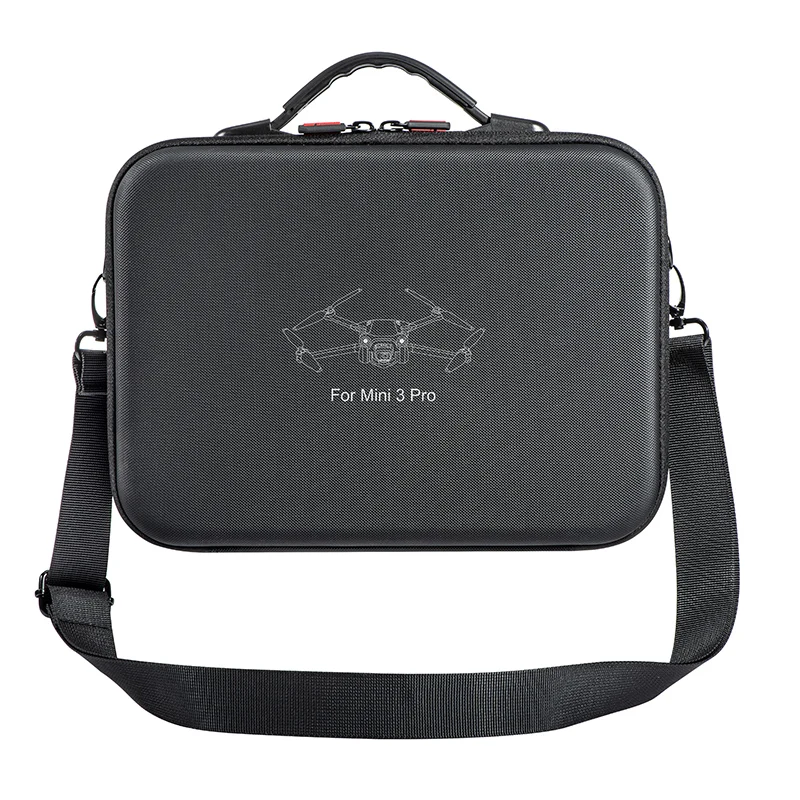 

For DJI Mini 3 PRO Carrying Case Messenger Storage Bag PU Waterproof Handbag for DJI RC Screen Remote Control Storage Box