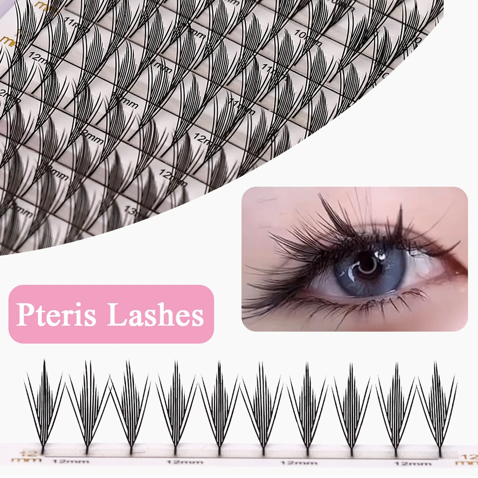 Индивидуальные накладные ресницы Lashrujade кашемировые 1-1.5 см