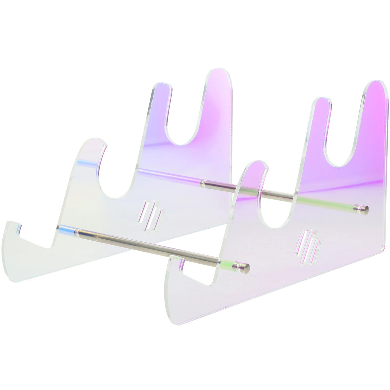 

Keyboard Tray Bracket Stand Acrylic Holder Monitor Shelf 3 Tier Metal Mechanical -tier