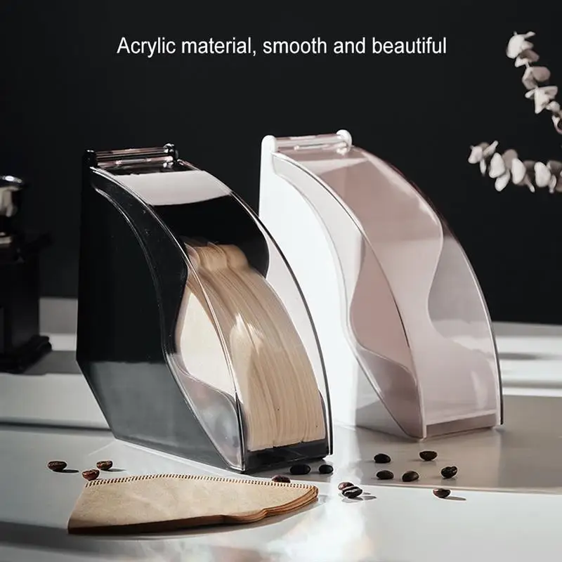 

V60 Hand Drip Coffee Filter Paper Holder Storage Rack Cone Coffee Filter Container Coffee Accessories Pour Over Stand Decorative