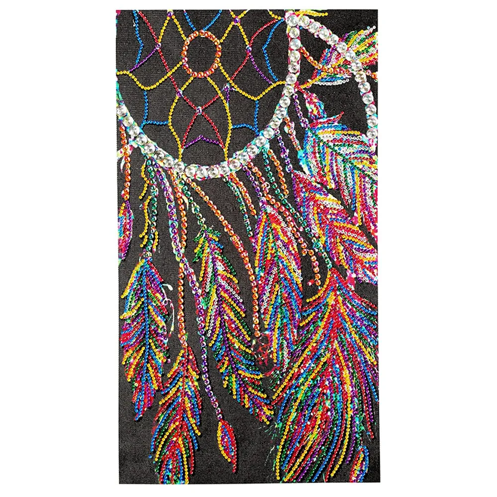 

5D DIY Diamond Painting Dream Catcher Feather Crystal Rhinestone Diamond Embroidery Paintings Pictures Home Wall Decor