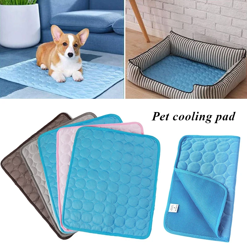 

Dog Breathable Cooling Mat Summer Pet Cold Bed For Small Big Dogs Cat Durable Blanket Sofa Cat Ice Pad Blanket Pet Accessories