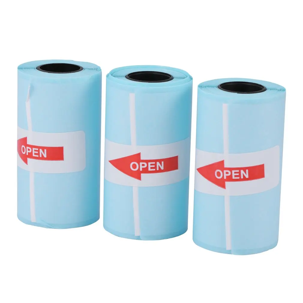 

3 Roll/SET Durable Printing for Paperang Sticker Paper Photo Paper for Mini Pocket Photo Printer Bill Receipt Papers