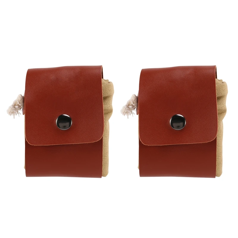 

2 складных холщовых коляски для пеших прогулок, поясные сумки для коллекционирования сокровищ и ракушек, искусственный чехол (хаки)