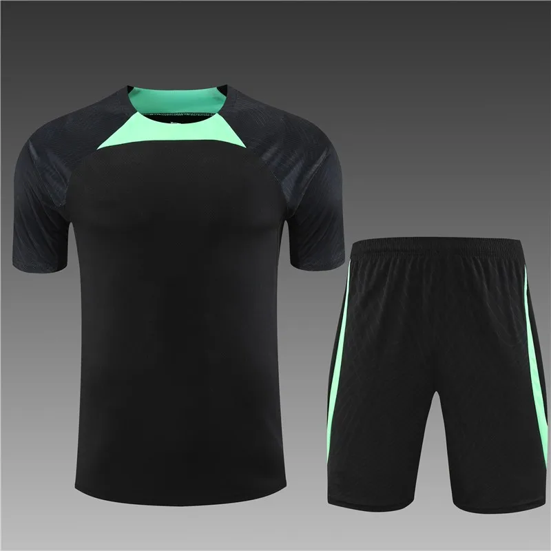 

2023-24 new Men's Kids football Sports Sweater shirts Short Sleeve Training Tracksuit Sets adult Survetement jogging kits