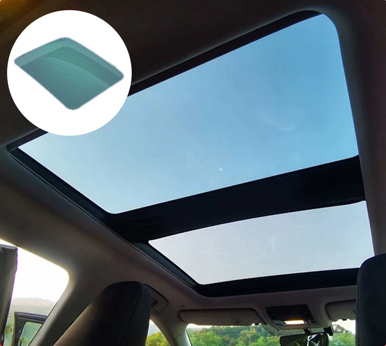 

Для Tesla Model 3/Y, стеклянная пленка со льдом, стеклянная термоизоляционная пленка из ТПУ, панорамная стеклянная пленка Для солнцезащитной крыши
