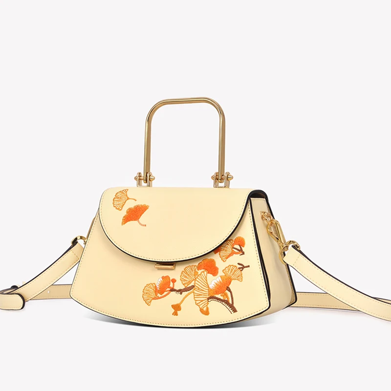 Женская сумка ручной работы из воловьей кожи