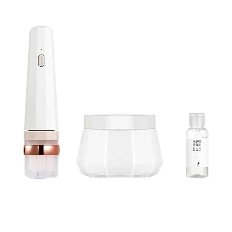 

Электрическая щетка для макияжа, набор для сушки, 20 секунд, Силиконовые кисти для макияжа, инструмент для мойки и очистки