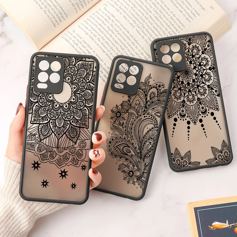 

Mandala Dreamcatcher Clear Phone Case For Realme 9 Pro Plus 8 7 6 8i GT Master C35 C31 C11 C12 C15 C20 C21Y C25Y Neo Back Covers
