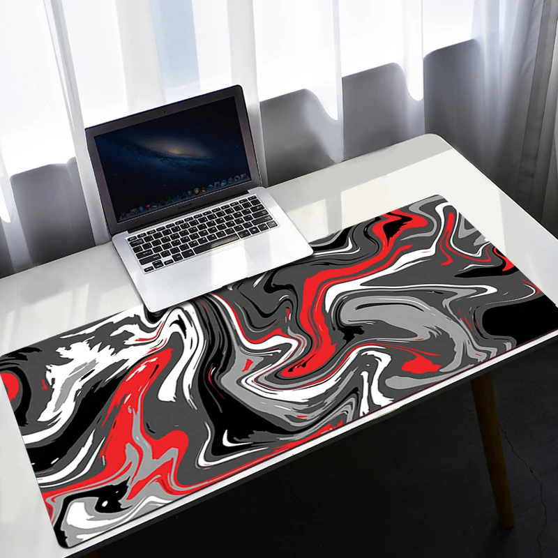 

Geometry Marble Art Liquid Strata Mousepad Kawaii Gaming Accessiores Mausepad Laptop Rubber XXL Large Mouse Pad Keyboards Mat