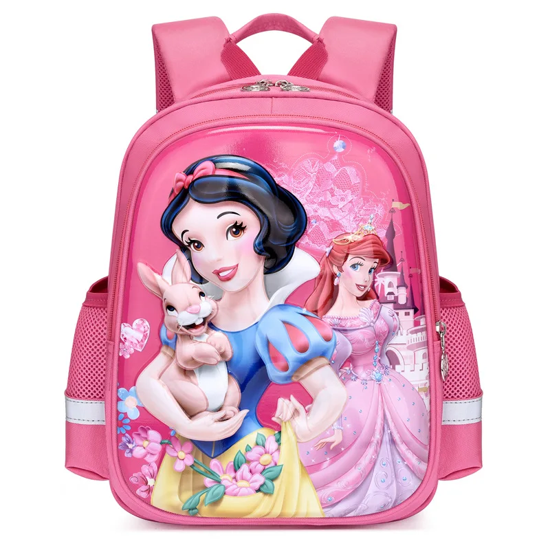 Disney Frozen Princess School Bags For Girls Elsa Anna Kindergarten Grade 1-2 Student Shoulder Orthopedic Backpack Gifts Mochila