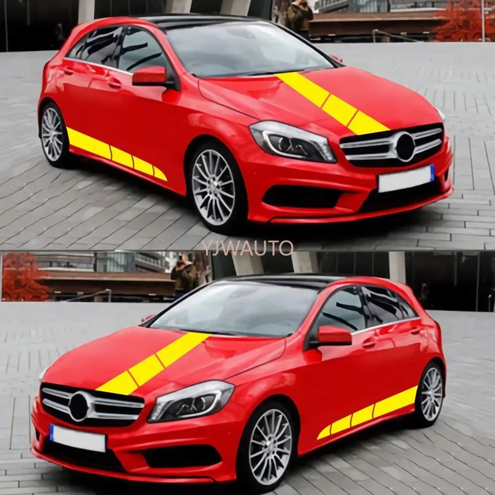 

Car Hood Decal Stickers Lins Waterproof Graphics Side Decal Car Body Stickers
