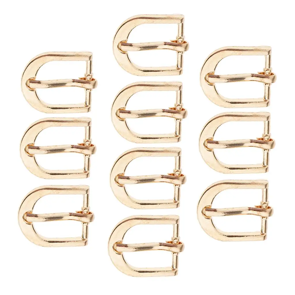 

10 Pieces Fashion Single Prong Roller Buckle Fit 21mm Classic Belt Women/Men's