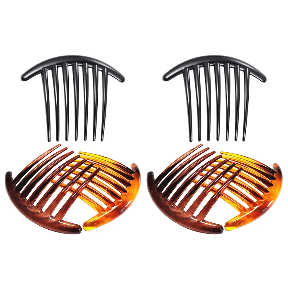 

Hair Comb Combs French Side Clips Women Accessories Clip Tool Plastic Decorative Thick Accessory Tooth Headpiece Teeth