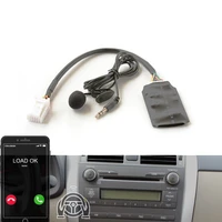 aux hands free adapter car bluetooth 5 0 kit cd changer cable for toyota 66 12 pin rav4 corolla avensis auris camry avrcp radio