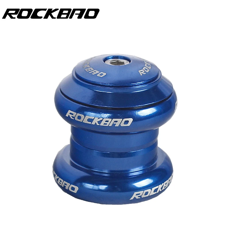 Фото Велосипедная гарнитура ROCKBAO-MTB, герметичная крышка с 2 подшипниками, детали для горного велосипеда из сплава, вынос вилки без резьбы, 34 мм, 28,6 мм №2