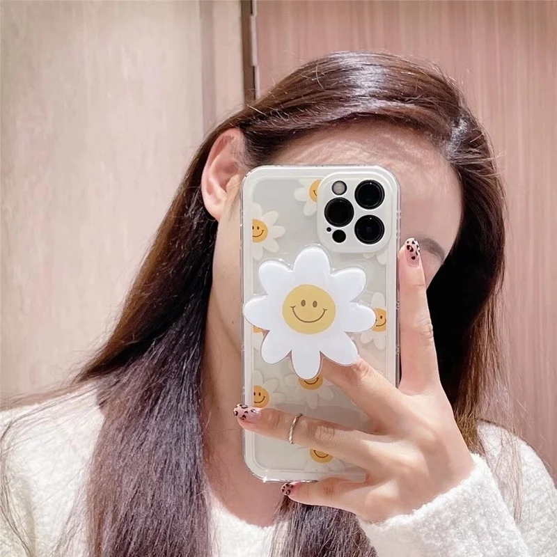 

Милый Летний чехол для телефона с цветами для iphone 12 Pro Max, чехлы с подставкой для iPhone 11 X XS XR XS Max 7 8Plus