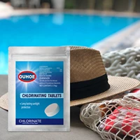 free shipping ouhoe swimming pool deodorant effervescent tablet essential tool for spa pools for all kinds of ponds opp bag