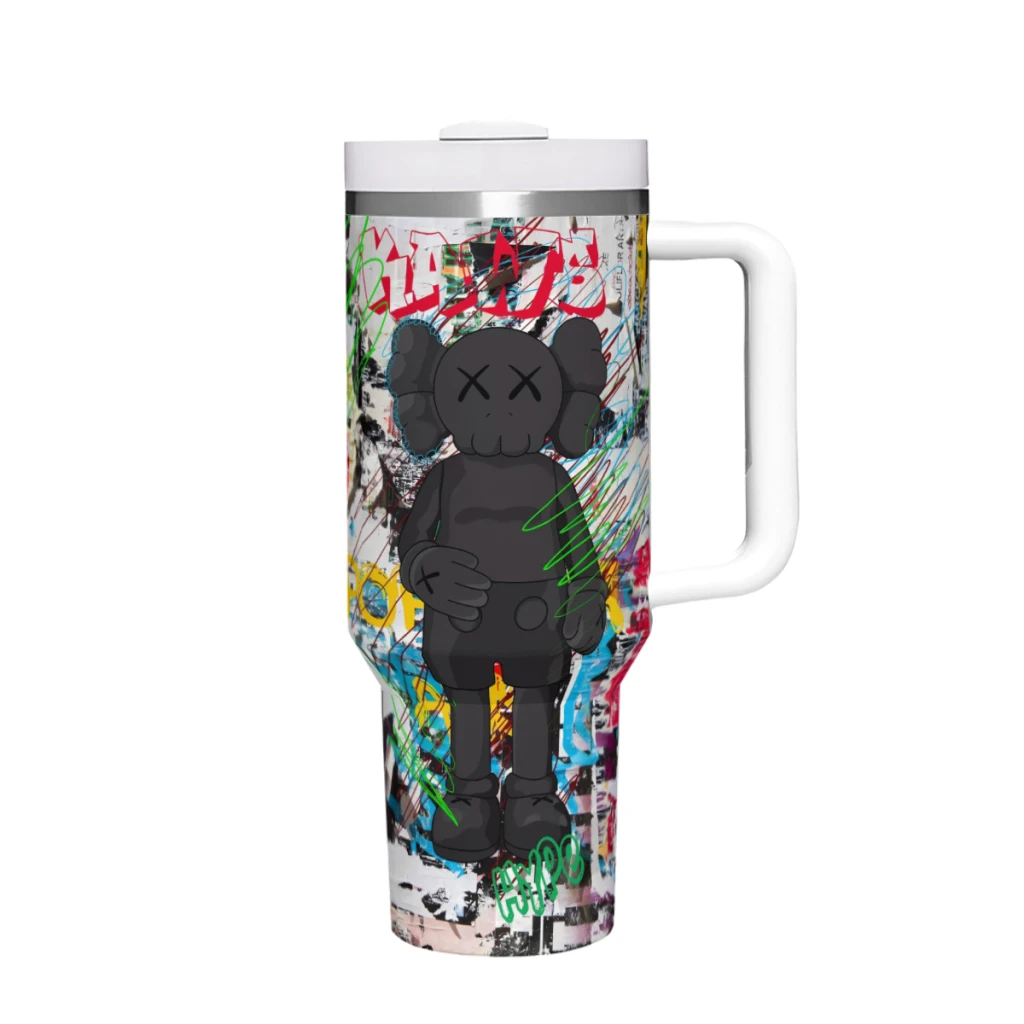 Популярная-Элемент-Hypebeast-Kaw-Doll-Graffiti-подарок чашка с ручкой на 40 унций