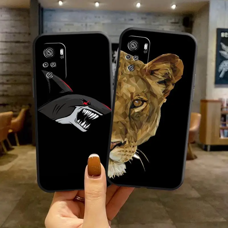 

Creative Animal Phone Case For Redmi Note 9 Pro Note 9S 9 Pro 10 Max 8T 5G 8 9T 2021 10S 10T 7 4smq Bumper Protective Funda